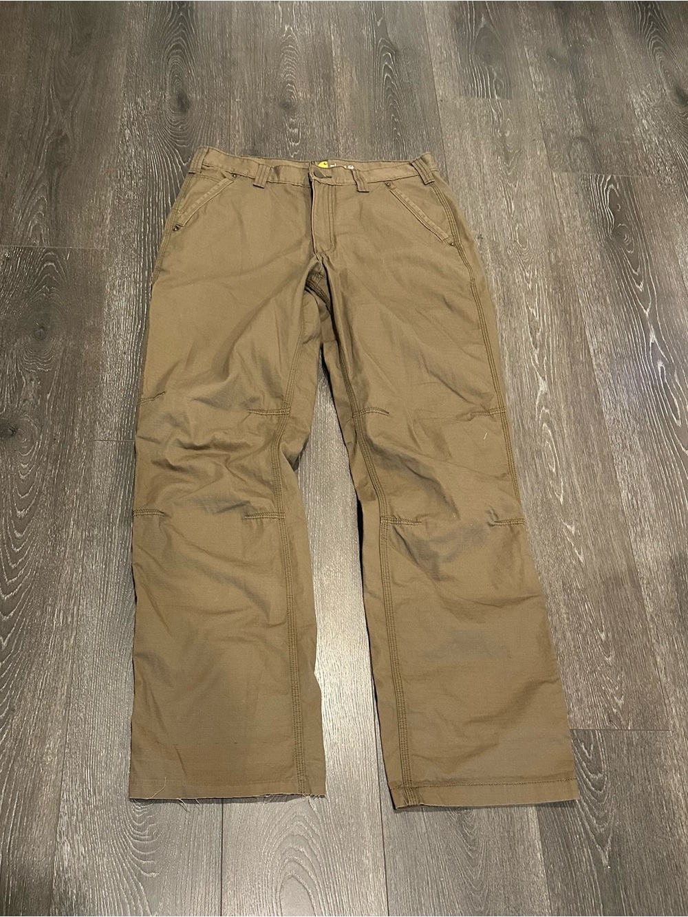 Carhartt  Straight Fit Tan Cargo Work Pants  Size 33x34